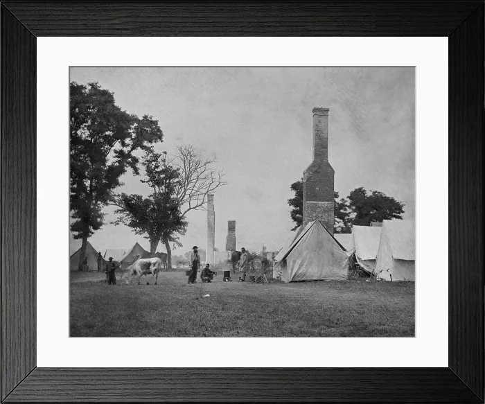 Framed Print : US Civil War, Peninsula Campaign, Seven Days Battles, June 25-July 1, 1862