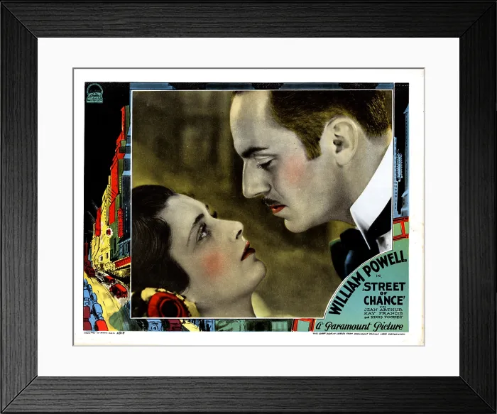 Framed Print : STREET OF CHANCE, from left, Kay Francis, William Powell, 1930 Framed Print : STREET OF CHANCE, from left, Kay Francis, William Powell, 1930
