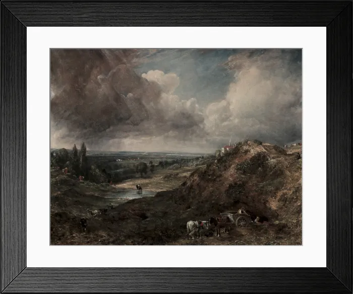 Framed Print : Branch Hill Pond, Hampstead, 1828, by John Constable, 1776-1837, English painting, oil on canvas