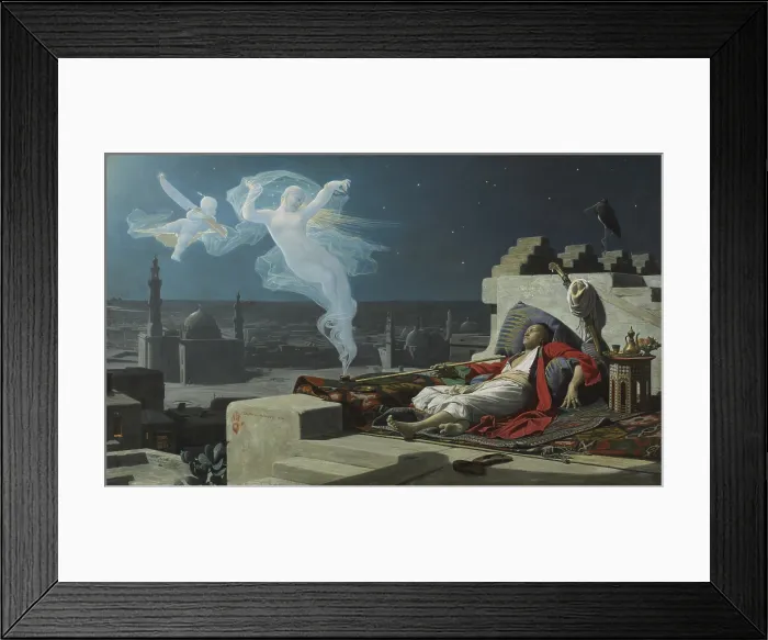 Framed Print : A Eunuchs Dream, 1874, by Jean Lecomte du Nouy, 1842-1923, French academic realist