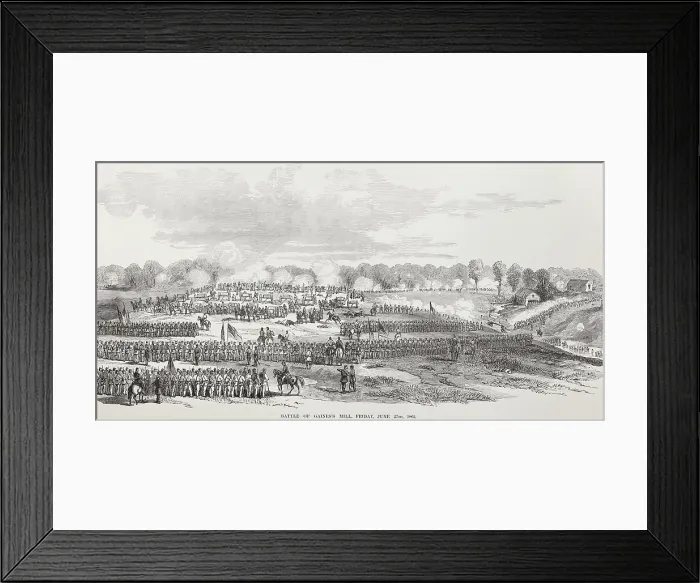 Framed Print : US Civil War, Peninsula Campaign, Seven Days Battles, June 25-July 1, 1862