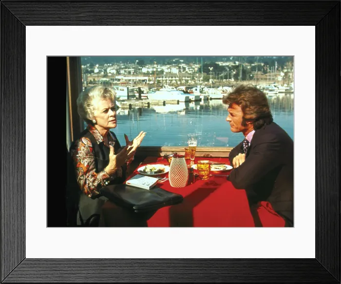Framed Print : PLAY MISTY FOR ME, Irene Hervey, Clint Eastwood, 1971