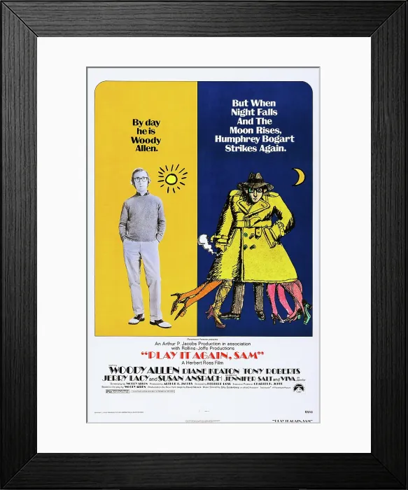 Framed Print : PLAY IT AGAIN, SAM, US poster, Woody Allen, 1972