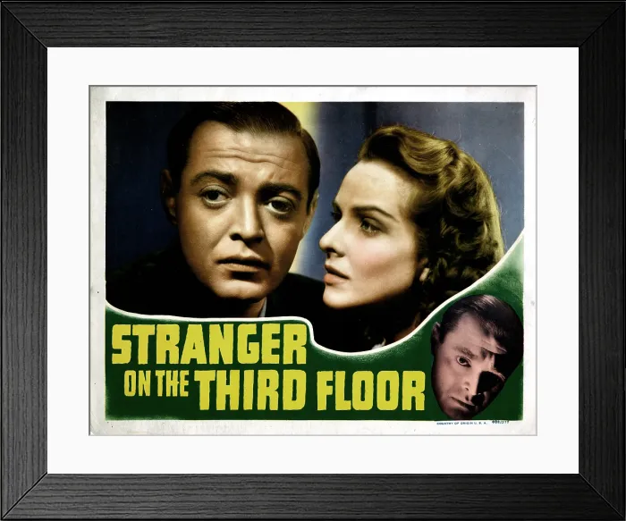 Framed Print : TRANGER ON THE THIRD FLOOR, Peter Lorre, Margaret Tallichet, John Mcguire, 1940 Framed Print : TRANGER ON THE THIRD FLOOR, Peter Lorre, Margaret Tallichet, John Mcguire, 1940