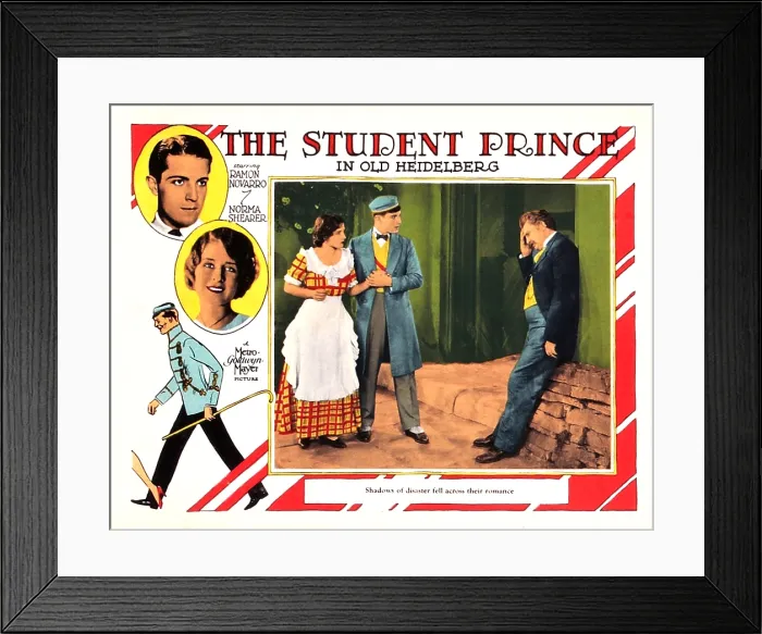 Framed Print : THE STUDENT PRINCE IN OLD HEIDELBERG, left top to bottom: Ramon Novarro, Norma Shearer, center from left: Norma Shearer, Ramon Novarro, Jean Hersholt, 1927 Framed Print : THE STUDENT PRINCE IN OLD HEIDELBERG, left top to bottom: Ramon Novarro, Norma Shearer, center from left: Norma Shearer, Ramon Novarro, Jean Hersholt, 1927