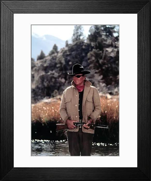 Framed Print : TRUE GRIT, John Wayne, 1969