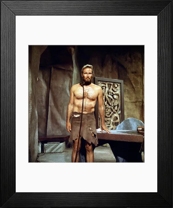 Framed Print : PLANET OF THE APES, Charlton Heston, 1968, TM & Copyright (c) 20th Century Fox Film Corp. All rights reserved
