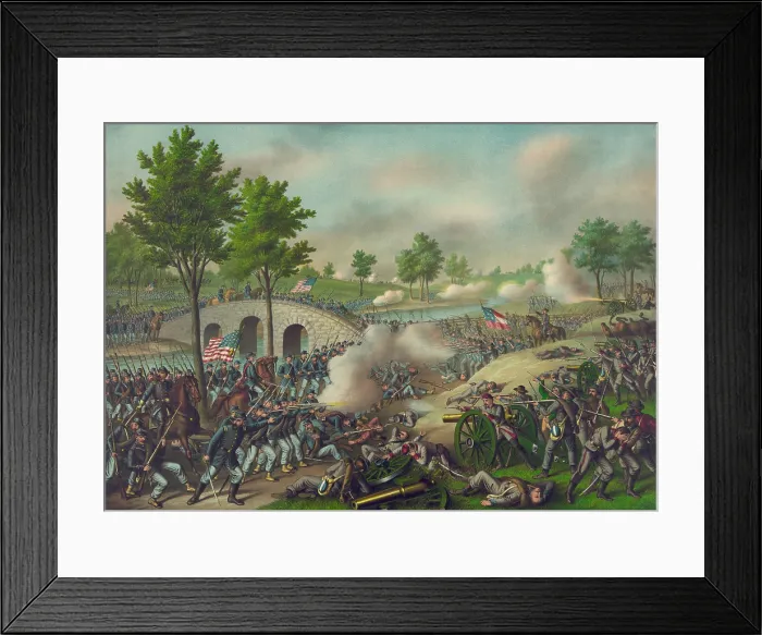 Framed Print : US Civil War. Battle of Antietam, also called Battle of Sharpsburg, Sept. 17, 1862 Framed Print : US Civil War. Battle of Antietam, also called Battle of Sharpsburg, Sept. 17, 1862
