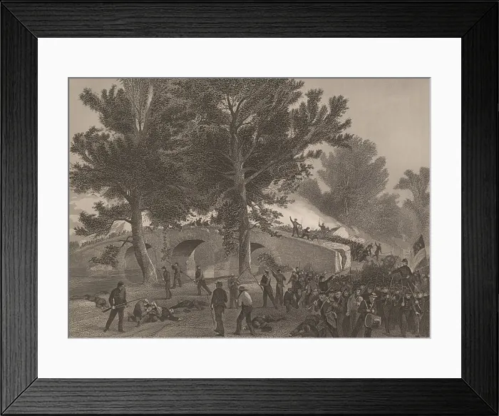 Framed Print : US Civil War. Battle of Antietam, also called Battle of Sharpsburg, Sept. 17, 1862 Framed Print : US Civil War. Battle of Antietam, also called Battle of Sharpsburg, Sept. 17, 1862
