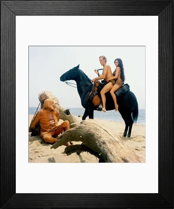 Framed Print : PLANET OF THE APES, Maurice Evans, Charlton Heston, Linda Harrison, 1968, TM & Copyright (c) 20th Century Fox Film Corp. All rights reserved