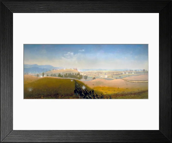 Framed Print : US Civil War. Battle of Antietam, also called Battle of Sharpsburg, Sept. 17, 1862. WASTED GALLANTRY, a painting by Captain James Hope, of the 2nd Vermont Infantry Framed Print : US Civil War. Battle of Antietam, also called Battle of Sharpsburg, Sept. 17, 1862. WASTED GALLANTRY, a painting by Captain James Hope, of the 2nd Vermont Infantry