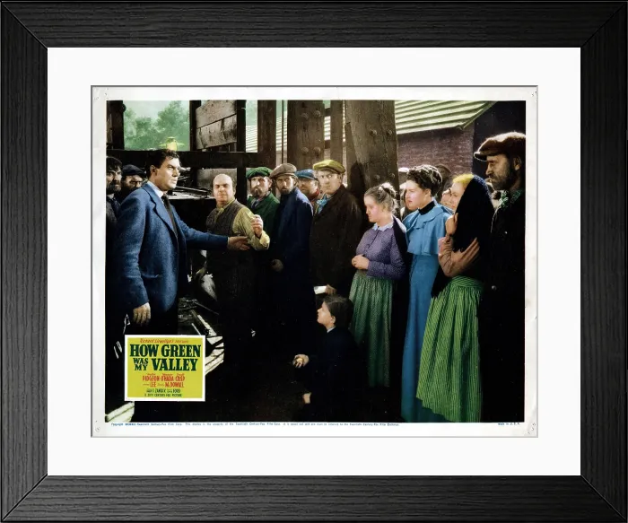 Framed Print : HOW GREEN WAS MY VALLEY, from left, Walter Pidgeon, Sara Allgood, Maureen O'Hara, Donald Crisp, 1941, TM and Copyright 20th Century Fox Film Corp Framed Print : HOW GREEN WAS MY VALLEY, from left, Walter Pidgeon, Sara Allgood, Maureen O'Hara, Donald Crisp, 1941, TM and Copyright 20th Century Fox Film Corp