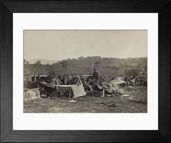 Framed Print : US Civil War. Battle of Antietam, also called Battle of Sharpsburg, Sept. 17, 1862. Confederate wounded at Smith's Barn, Keedysville, Maryland. Union Dr Framed Print : US Civil War. Battle of Antietam, also called Battle of Sharpsburg, Sept. 17, 1862. Confederate wounded at Smith's Barn, Keedysville, Maryland. Union Dr
