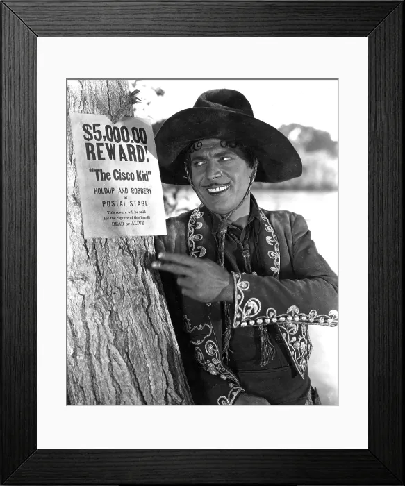 Framed Print : IN OLD ARIZONA, Warner Baxter, 1928, TM & Copyright (c) 20th Century Fox Film Corp. All rights reserved