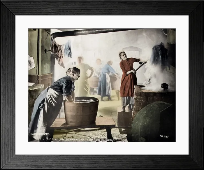 Framed Print : SUDS, Mary Pickford, (right), 1920