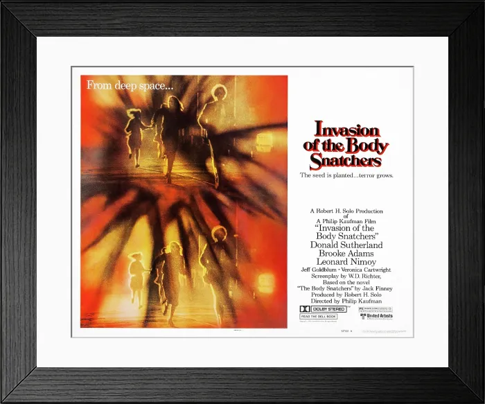 Framed Print : INVASION OF THE BODY SNATCHERS, poster art, 1978. United Artists / courtesy Everett Collection Framed Print : INVASION OF THE BODY SNATCHERS, poster art, 1978. United Artists / courtesy Everett Collection