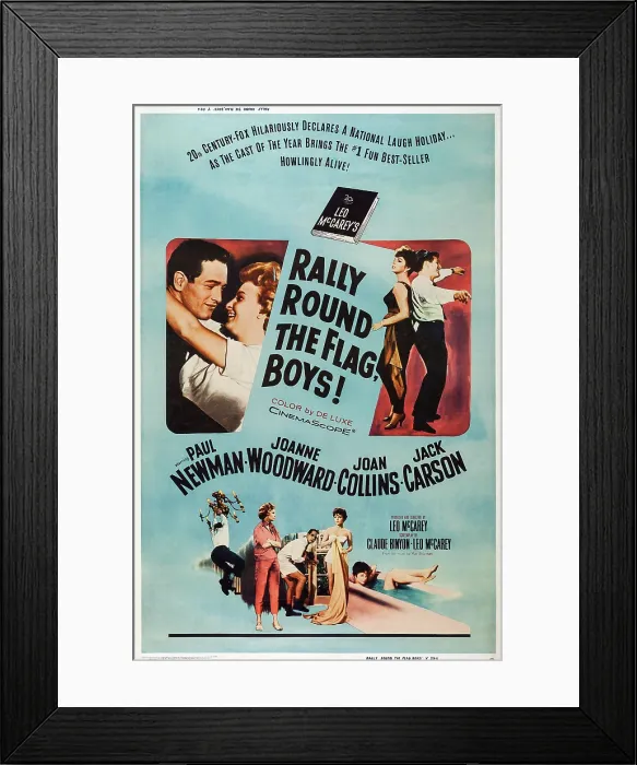Framed Print : RALLY ROUND THE FLAG, BOYS
