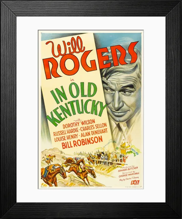 Framed Print : IN OLD KENTUCKY, Will Rogers, 1935, TM and Copyright 20th Century Fox Film Corp. All rights reserved. / courtesy Everett Collection Framed Print : IN OLD KENTUCKY, Will Rogers, 1935, TM and Copyright 20th Century Fox Film Corp. All rights reserved. / courtesy Everett Collection