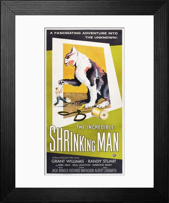 Framed Print : THE INCREDIBLE SHRINKING MAN, US poster art, 1957