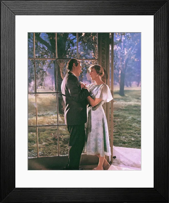 Framed Print : THE SOUND OF MUSIC, from left: Christopher Plummer, Julie Andrews, 1965. TM & Copyright 20th Century Fox Film Corp. All rights reserved / courtesy Everett Collection Framed Print : THE SOUND OF MUSIC, from left: Christopher Plummer, Julie Andrews, 1965. TM & Copyright 20th Century Fox Film Corp. All rights reserved / courtesy Everett Collection