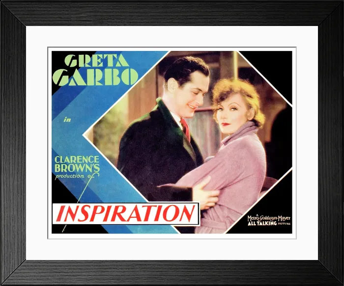 Framed Print : INSPIRATION, Robert Montgomery, Greta Garbo, 1931