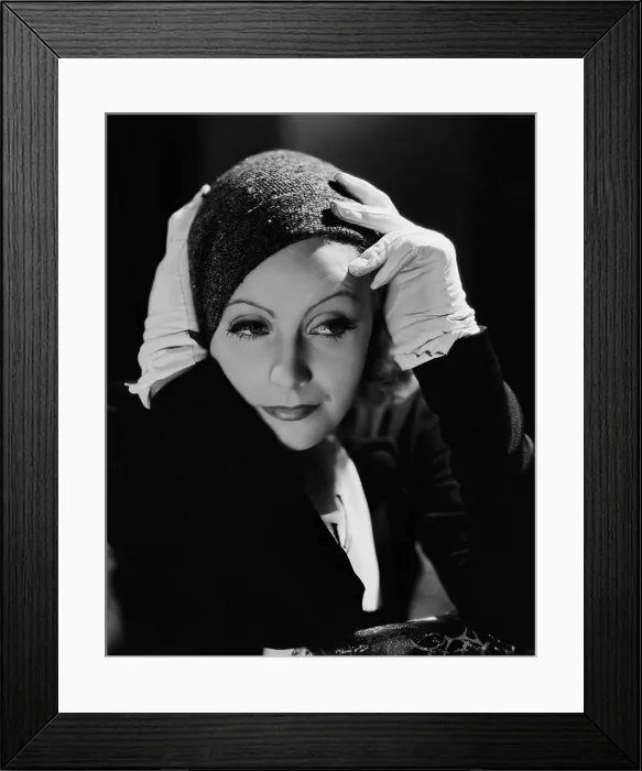 Framed Print : INSPIRATION, Greta Garbo, portrait by Clarence Sinclair Bull, 1931