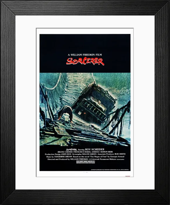 Framed Print : SORCERER, US poster art, 1977 Framed Print : SORCERER, US poster art, 1977
