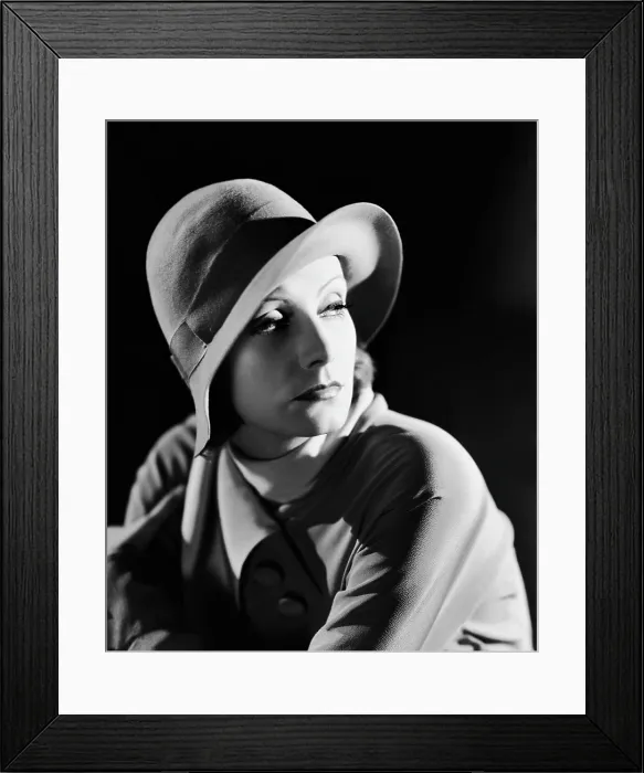 Framed Print : INSPIRATION, Greta Garbo, portrait by Clarence Sinclair Bull, 1931