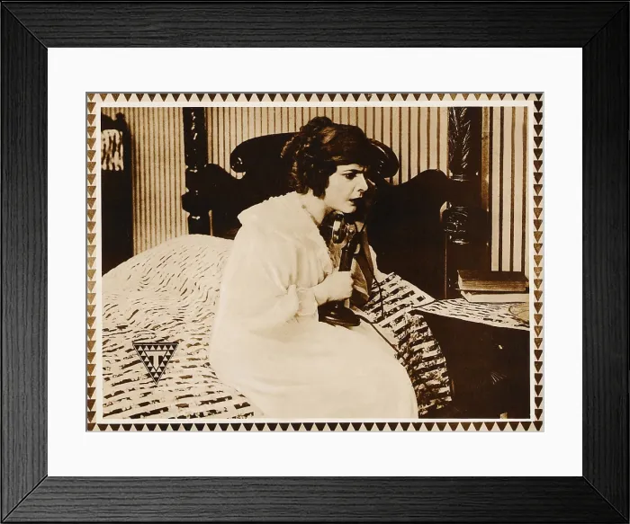 Framed Print : THE SOCIAL SECRETARY, Norma Talmadge on lobbycard, 1916 Framed Print : THE SOCIAL SECRETARY, Norma Talmadge on lobbycard, 1916