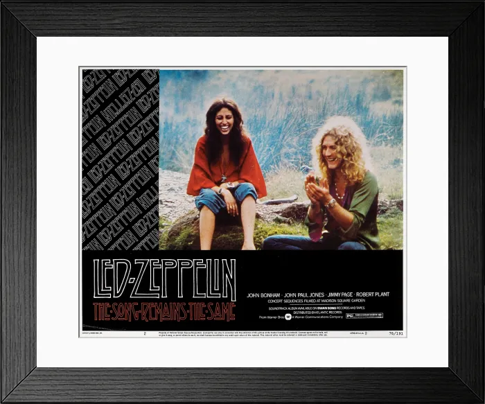 Framed Print : THE SONG REMAINS THE SAME, Robert Plant, 1976 Framed Print : THE SONG REMAINS THE SAME, Robert Plant, 1976