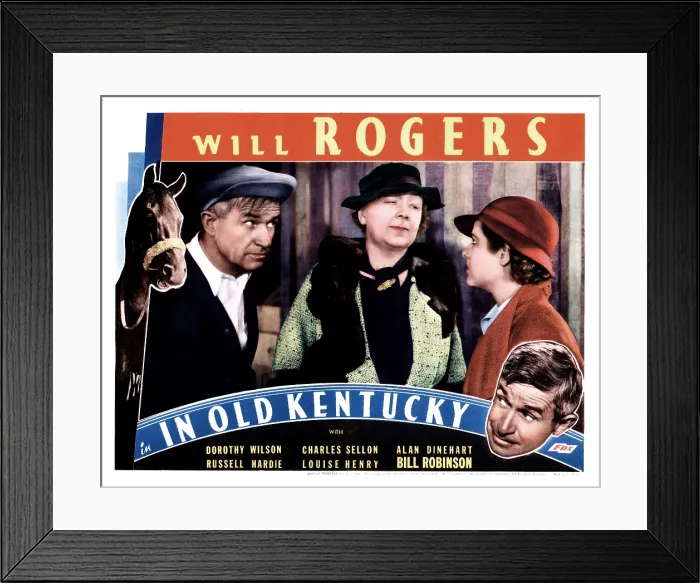 Framed Print : IN OLD KENTUCKY, from left, Will Rogers, Esther Dale, Dorothy Wilson, 1935, TM & Copyright 20th Century Fox Film Corp. / courtesy Everett Collection Framed Print : IN OLD KENTUCKY, from left, Will Rogers, Esther Dale, Dorothy Wilson, 1935, TM & Copyright 20th Century Fox Film Corp. / courtesy Everett Collection