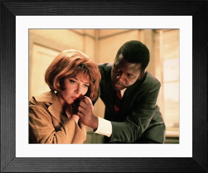 Framed Print : IN THE HEAT OF THE NIGHT, Lee Grant, Sidney Poitier, 1967 Framed Print : IN THE HEAT OF THE NIGHT, Lee Grant, Sidney Poitier, 1967