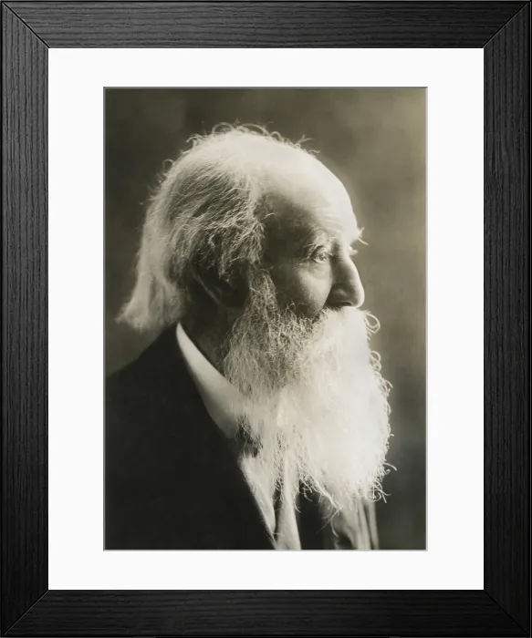 Framed Print : John Burroughs, famous American naturalist, at 83 years old in 1920 (BSLOC_2018_4_229) Framed Print : John Burroughs, famous American naturalist, at 83 years old in 1920 (BSLOC_2018_4_229)