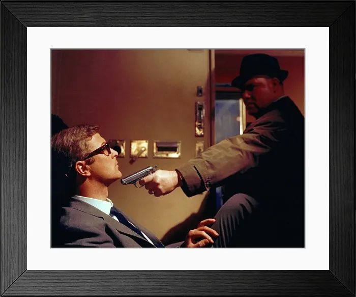 Framed Print : THE IPCRESS FILE, Michael Caine (left), 1965