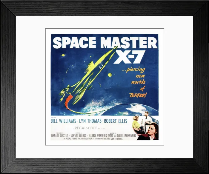 Framed Print : SPACE MASTER X-7, poster art, 1958, TM and Copyright 20th Century Fox Film Corp. All rights reserved. / courtesy Everett Collection