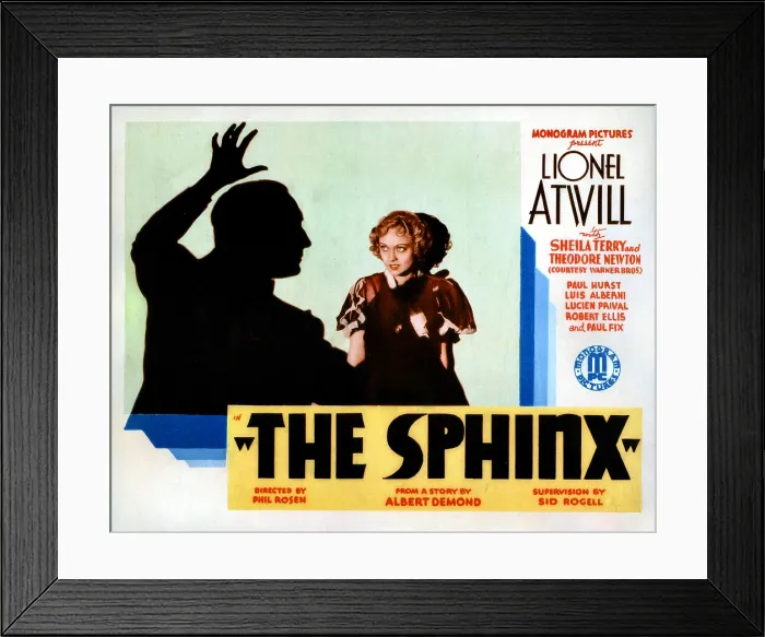 Framed Print : THE SPHINX, Sheila Terry, 1933 Framed Print : THE SPHINX, Sheila Terry, 1933