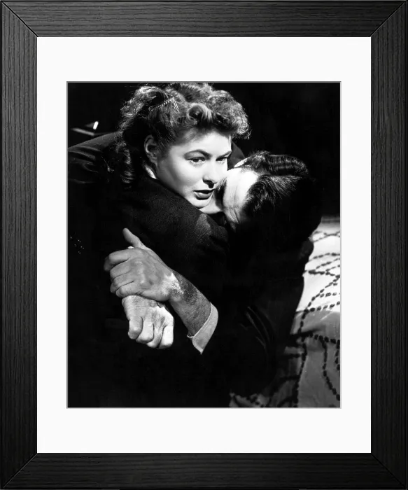 Framed Print : SPELLBOUND, from left: Ingrid Bergman, Gregory Peck, 1945