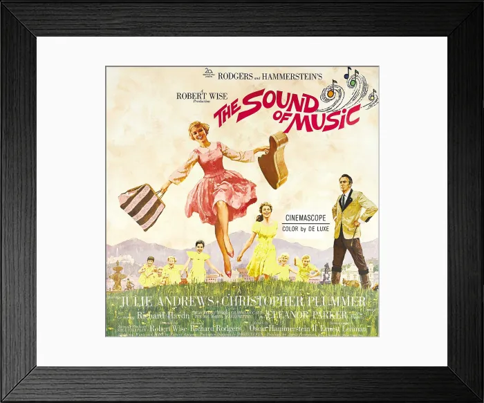 Framed Print : THE SOUND OF MUSIC, from left: Julie Andrews, Christopher Plummer, 1965, TM and Copyright 20th Century Fox Film Corp. All rights reserved. / courtesy Everett Collection