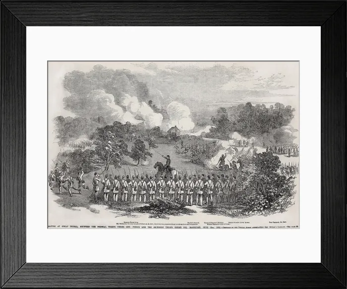 Framed Print : Battle of Great Bethel during the US Civil War, June 10, 1861. Federal troops under Col. Ebenezer Peirce, fought Confederates under Col. J.B. Magruder Framed Print : Battle of Great Bethel during the US Civil War, June 10, 1861. Federal troops under Col. Ebenezer Peirce, fought Confederates under Col. J.B. Magruder