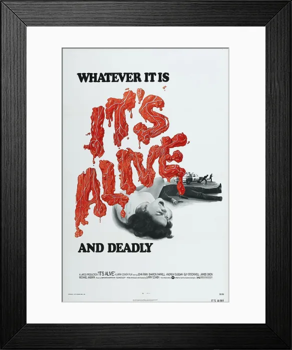 Framed Print : IT'S ALIVE, US poster, 1974 Framed Print : IT'S ALIVE, US poster, 1974
