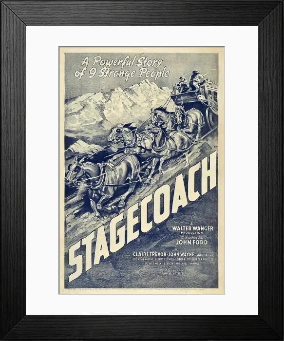 Framed Print : STAGECOACH, 1939