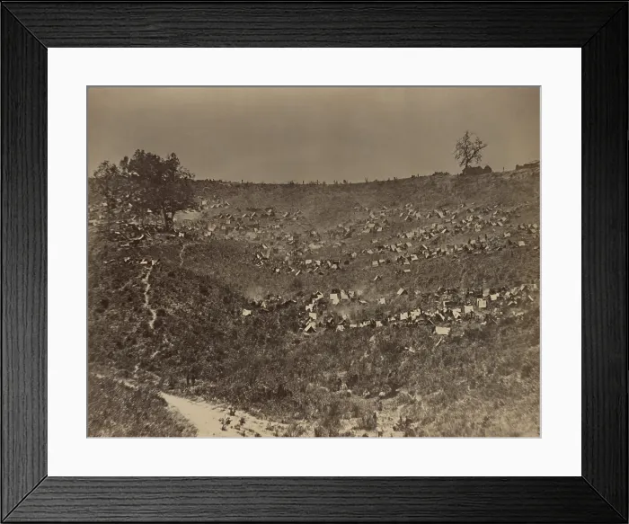 Framed Print : US Civil War. The Overland Campaign, Battle of Spotsylvania, May 8 to 18, 1864