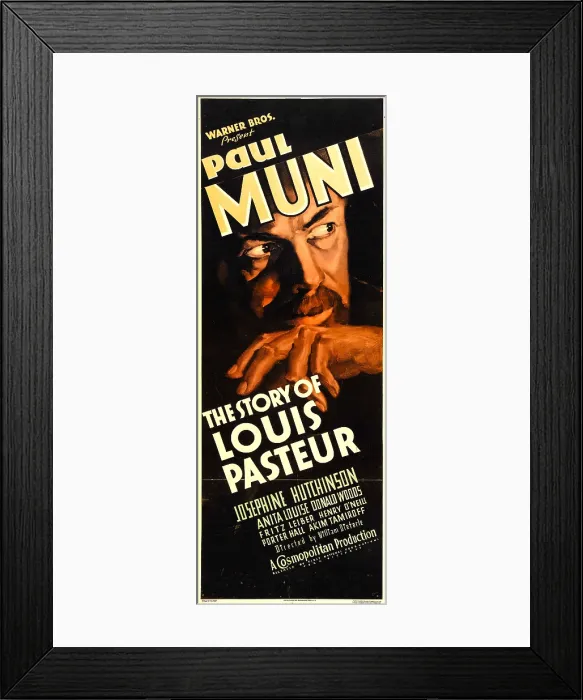 Framed Print : THE STORY OF LOUIS PASTEUR, Paul Muni, 1935 Framed Print : THE STORY OF LOUIS PASTEUR, Paul Muni, 1935