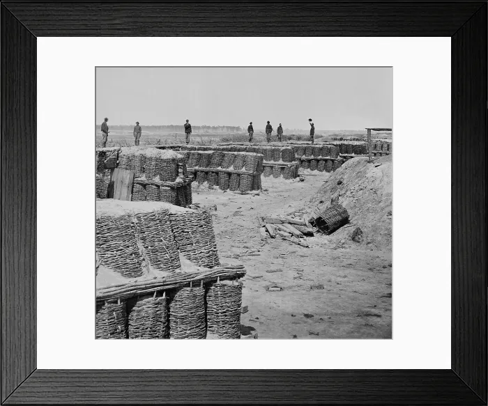 Framed Print : US Civil War, Petersburg Campaign, June 9, 1864 to March 25, 1865