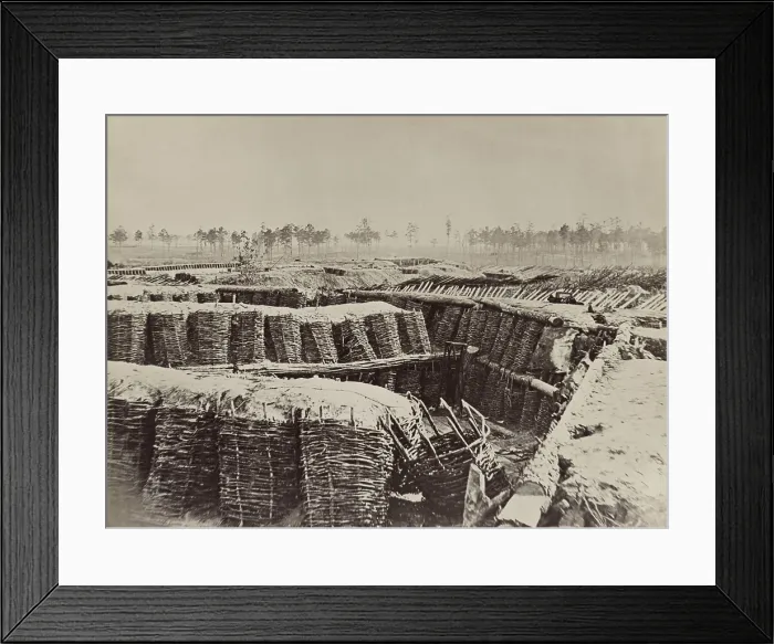 Framed Print : US Civil War. Petersburg Campaign, June 9, 1864 to March 25, 1865. Interior of Fort Sedgwick on the Union front line during the Siege of Petersburg Framed Print : US Civil War. Petersburg Campaign, June 9, 1864 to March 25, 1865. Interior of Fort Sedgwick on the Union front line during the Siege of Petersburg