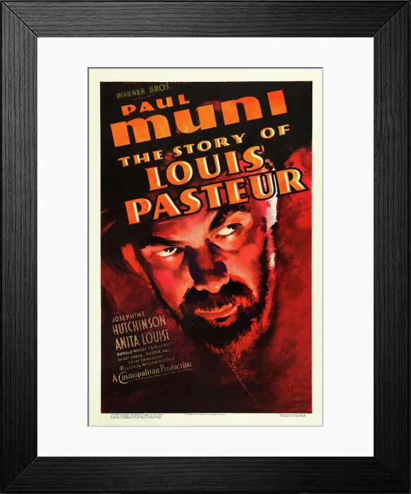 Framed Print : THE STORY OF LOUIS PASTEUR, Paul Muni, 1936