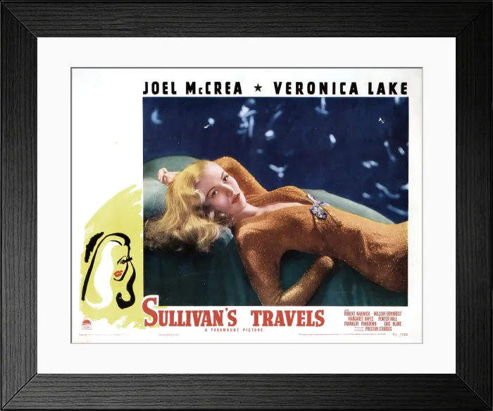 Framed Print : SULLIVAN'S TRAVELS, Veronica Lake, 1941 Framed Print : SULLIVAN'S TRAVELS, Veronica Lake, 1941