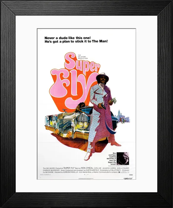 Framed Print : SUPERFLY, SUPERFLY US 1972 RON O'NEAL Date, 1972 Framed Print : SUPERFLY, SUPERFLY US 1972 RON O'NEAL Date, 1972