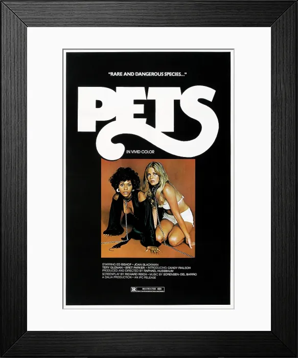 Framed Print : PETS, US poster, from left: Tery Guzman, Candice Rialson, 1973