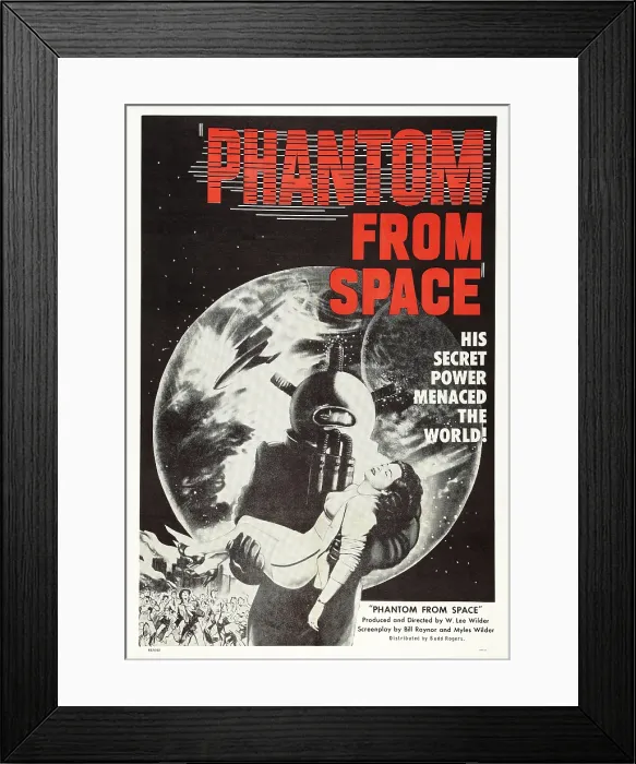 Framed Print : PHANTOM FROM SPACE, US poster art, Dick Sands, Noreen Nash, 1953